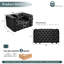 Canapé simple Chesterfield 48,4 po en similicuir moderne avec très grand coussin-1928528893