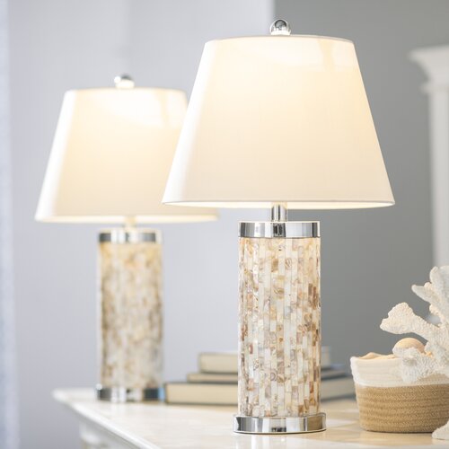 Rosecliff Heights Lamons Shell Table Lamp & Reviews | Wayfair