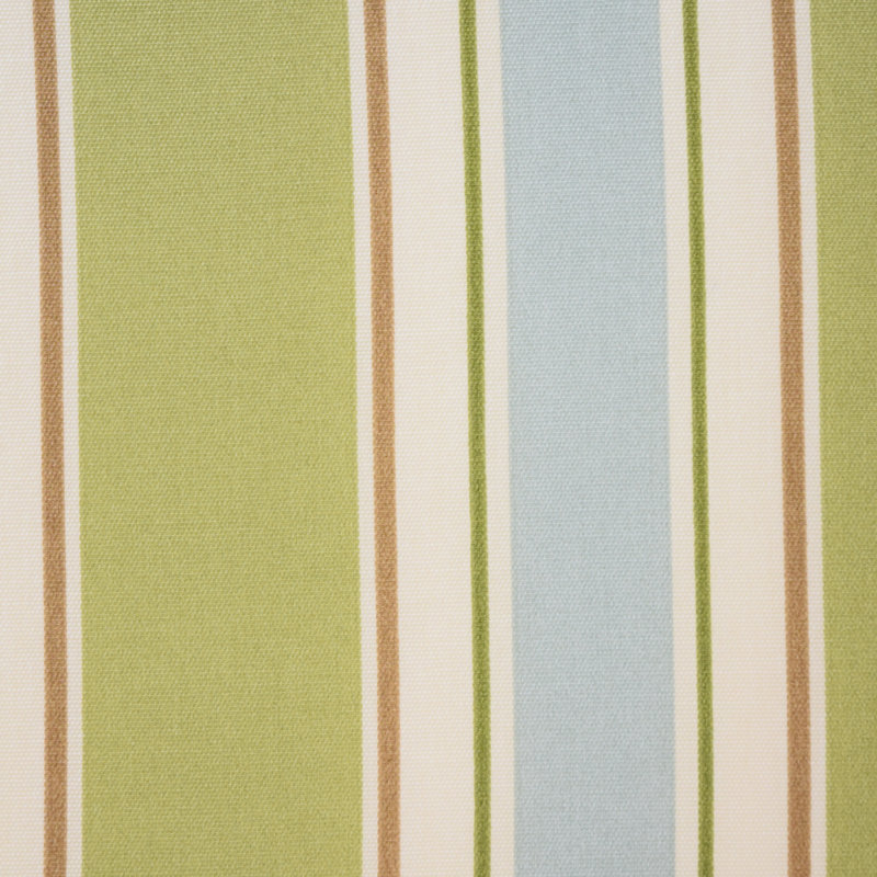 Gladding Outdoor Square Pillow Cover & Insert, Green/Gray Striped