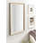 Sherita Metallic Rectangle Bathroom Wall Mirror-755098453-755098454