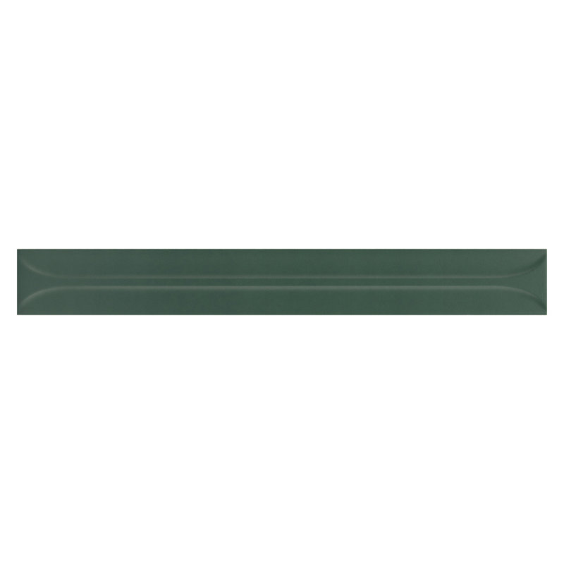 Pop 2X16 Deco Pattern Wall Tile, Laurel Green
