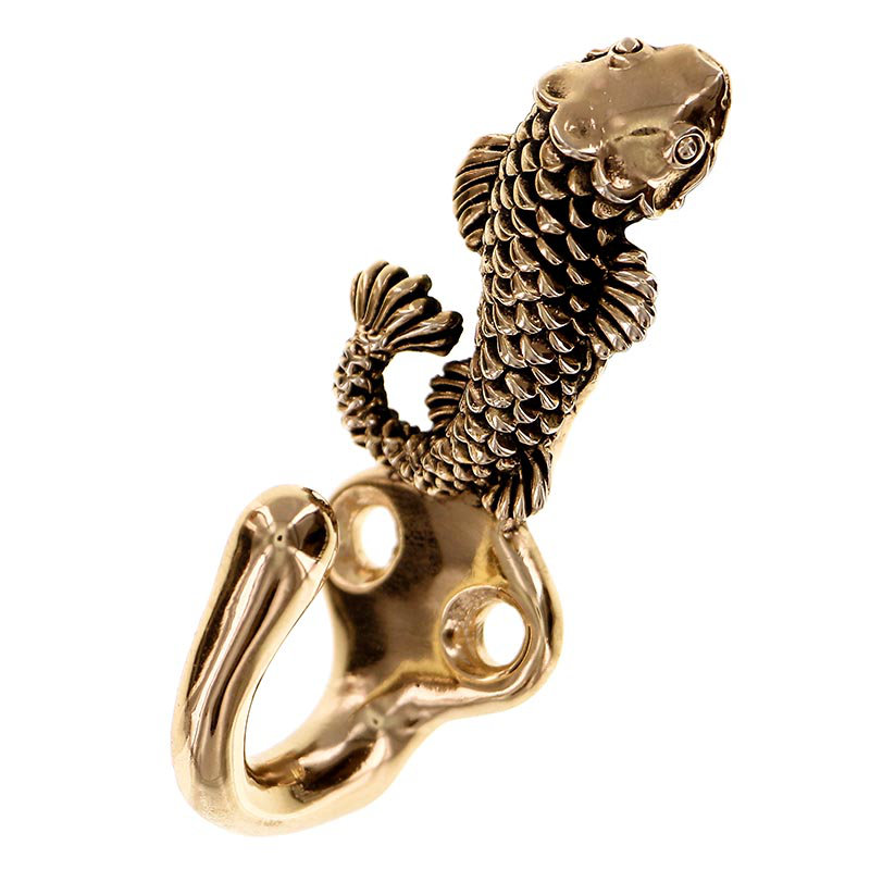 Pollino Wall Hook, Antique Gold