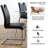 Glass Dining Table Set, Modern Glass Kitchen Table and Chairs, Dining Room Table Set with 51" Glass Dinner Table & Faux Leather Chairs for Small Space,Home, Apartment-272150526-272150525-297156929