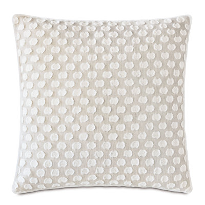 Housse et insert de coussin décoratif carré en mélange de coton Amberlynn