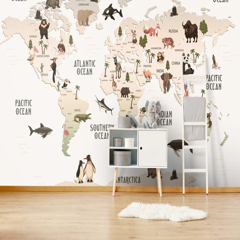 Wildlife Explorer Map Collection, 114" L x 204" W