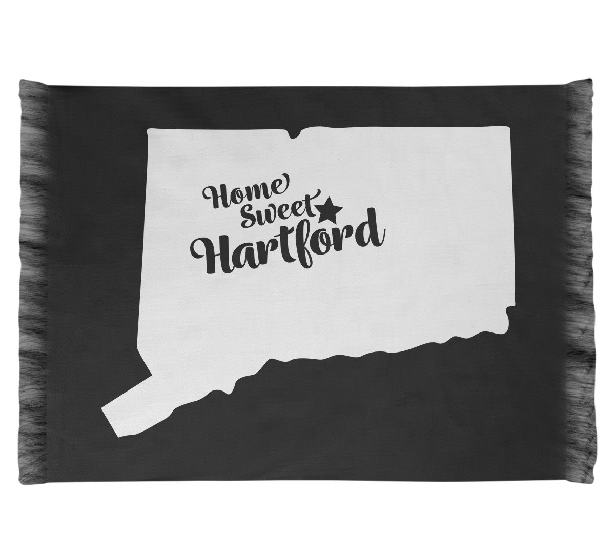 East Urban Home Hartford Connecticut Black Area Rug - Wayfair Canada