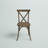 Arquit Stackable Cross-Back Wooden Bistro Chair-125313785-125324606