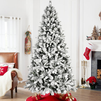 Arbre de Noël artificiel 7,5 pi avec lumières DEL