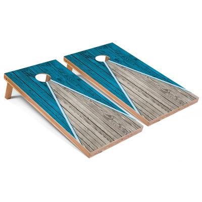 Maroon Pyramid Cornhole Set | Includes (2) Boards (8) Bags & Optional Accessories