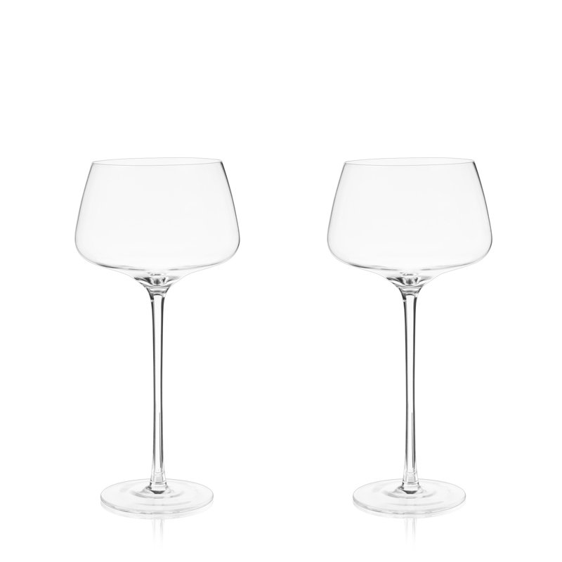 Raye Angled Crystal Amaro Spritz Glasses