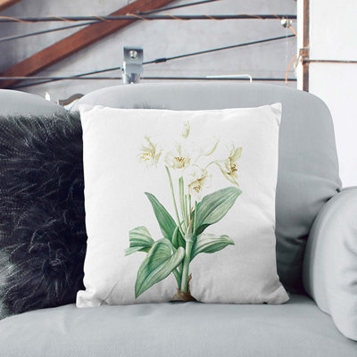 Floral Square Throw Cushion