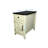 Bedroom End Stand - White + Black, With Charging Station And Large Cabinet Living Room Table Ports, Drawer Elegant Design In Black