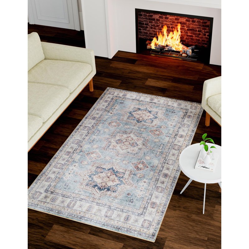 Bungalow Rose Ruth Timeless Rug, Rectangle 4 pi 1 po x 6 pi 1 po