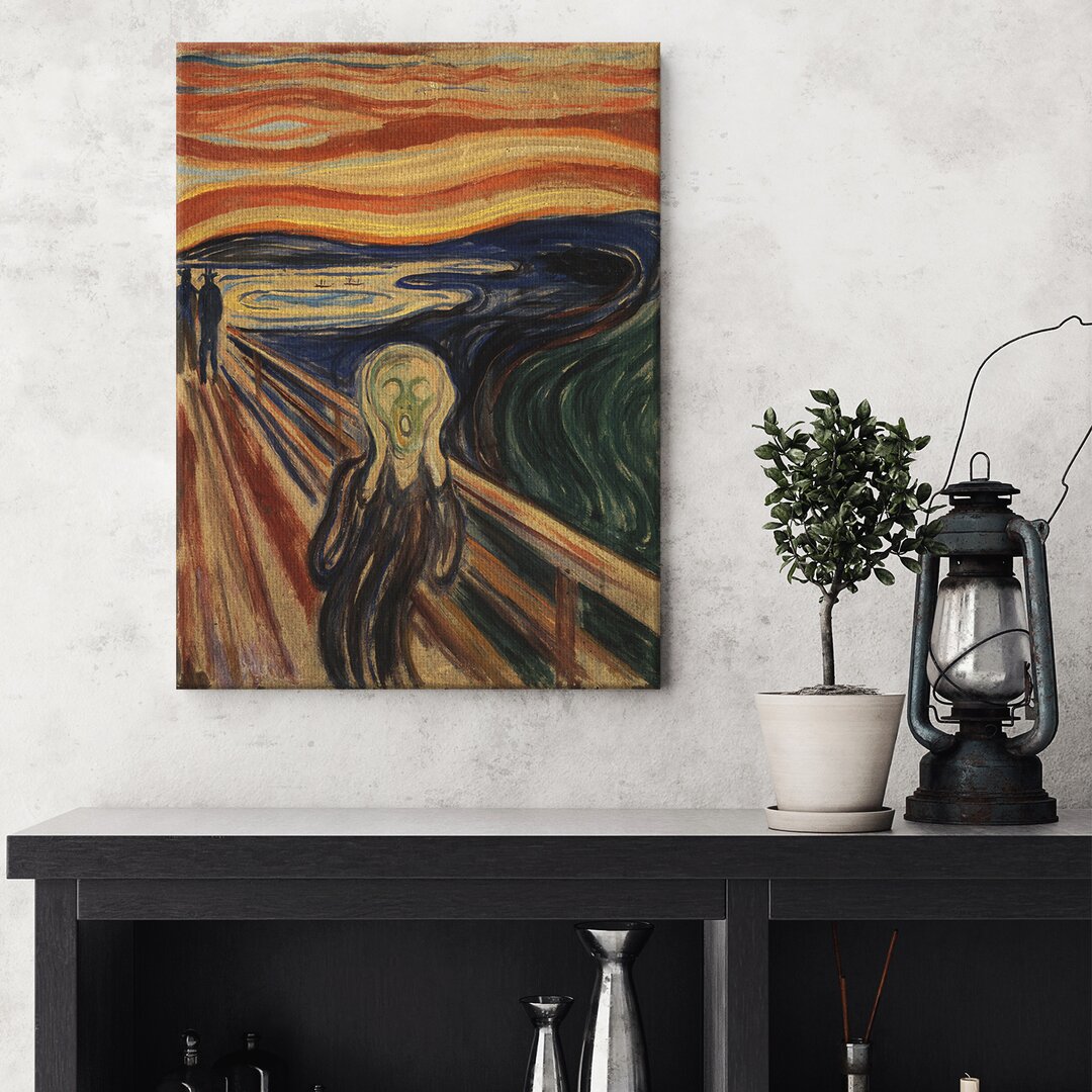 Leinwandbild The Scream von Edvard Munch