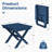 Kahn Rectangular HDPE Outdoor Folding Side Table-1459865145