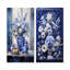 «Blue Boho Plant Pottery IV», ensemble d'art mural sur toile Boho Pottery-1609572879-1609572875