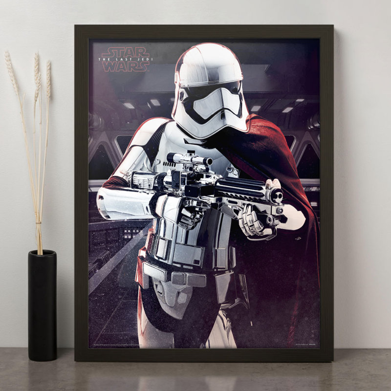 Star Wars the Last Jedi Captain Phasma Aim - Picture Frame Memorabilia