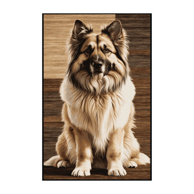  Washable Caucasian Shepherd Dog Dogs Area Rug