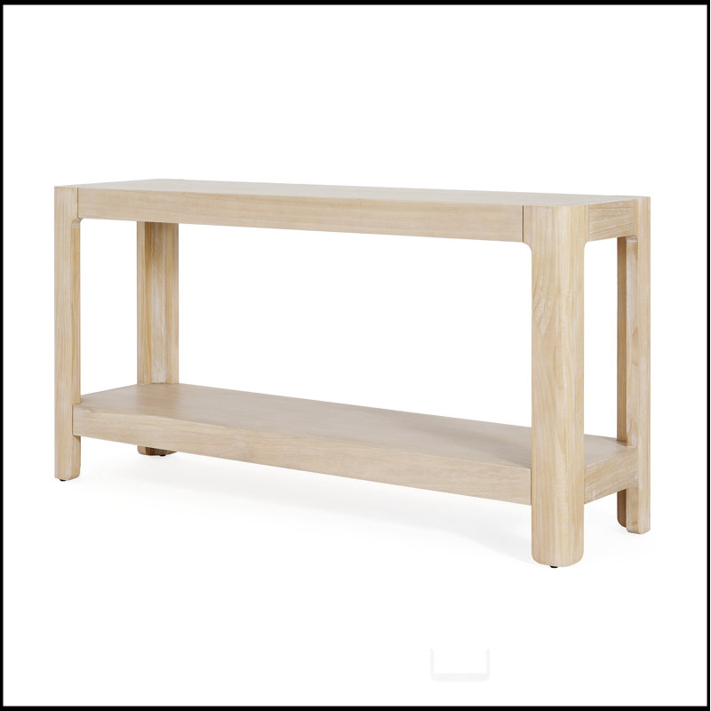 Console Mirod Modern Farmhouse, Naturel