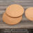 Highland Home 3-Pack Round Heat Tolerant Cork Trivets