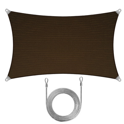 Royal Super Ring Shade Rectangle Super Ring Shade Sail With Rope