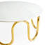 Table de cocktail en cuir