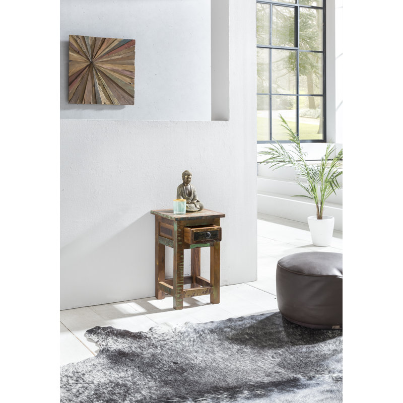 Alma Solid Wood End Table