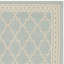 Tapis turquoise / beige Welby-20792685