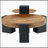 Double-Layer Round Coffee Table