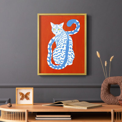 Complementary House Cat II Framed Print - Solid Wood
