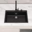 33'' L Drop-In Single Bowl Quartz Kitchen Sink