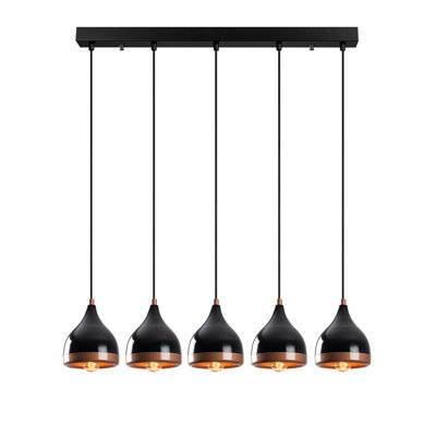 5 - Light Kitchen Island Dome Pendant