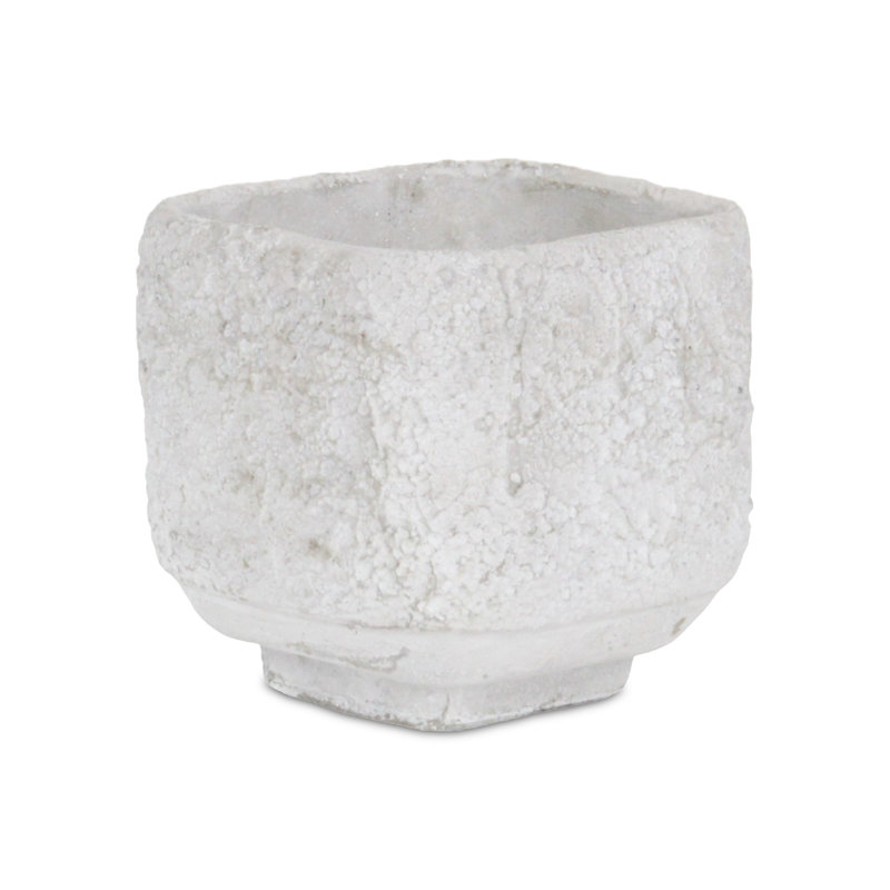 Pot à fleurs en acier Ridgeton, H 5 po x l 5 po x p 5 po