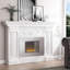 HOMCOM 78 cm W Silver Ethanol Bio-Ethanol Fireplace with 7000 BTU