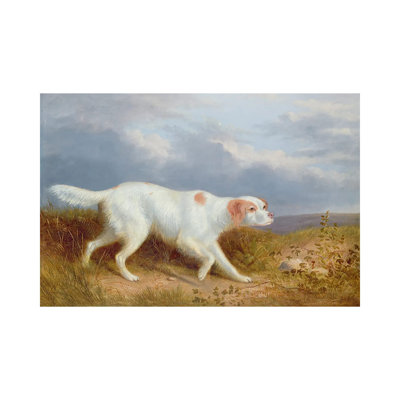 A Setter On The Moor by Philip Reinagle - No Frame Gallery-Wrapped Canvas Giclée on Canvas