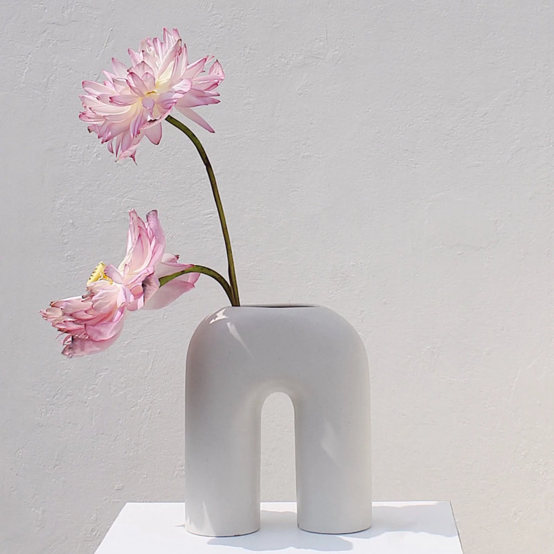 Zo Vase, White