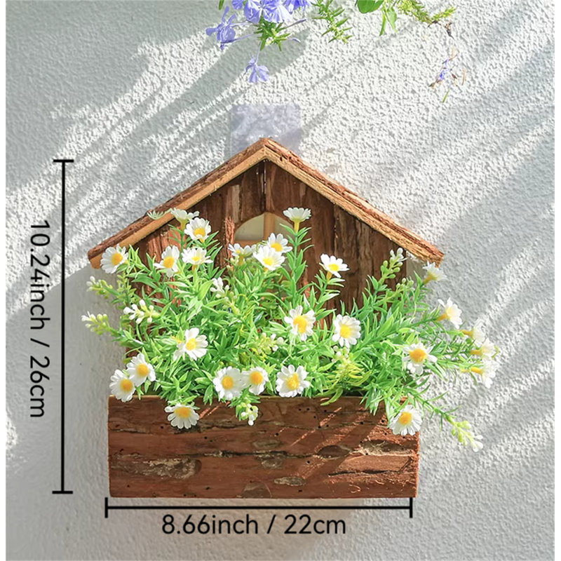 Wall-Mounted Artificial Flower