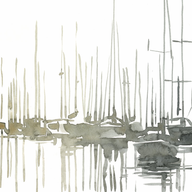 Tôt le matin, quai I, H 12 po x l 12 po