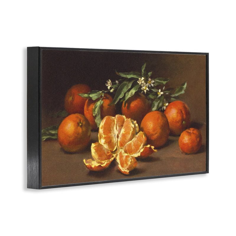  Art giclée nature morte pelée par Tina Higgins Designs, Inc., Giclée encadrée noir minuit, H 12 po x l 18 po