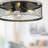 Callie Steel Flush Mount
