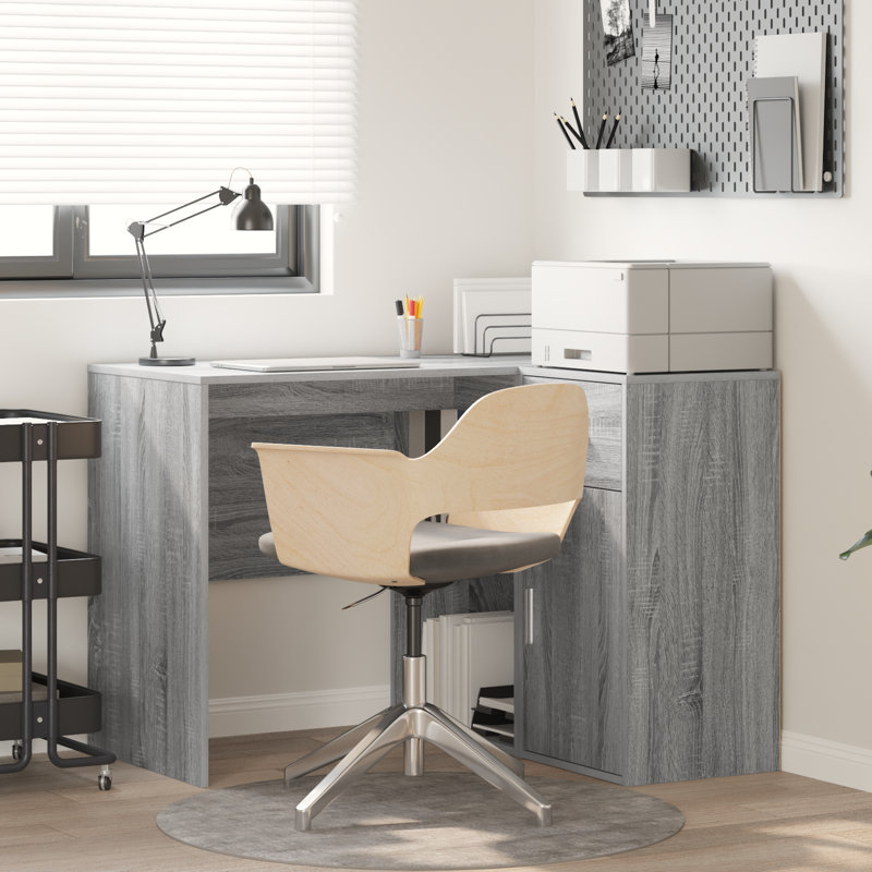 Corner Desk 102X88x75 Cm Engineered Wood, Grey Sonoma