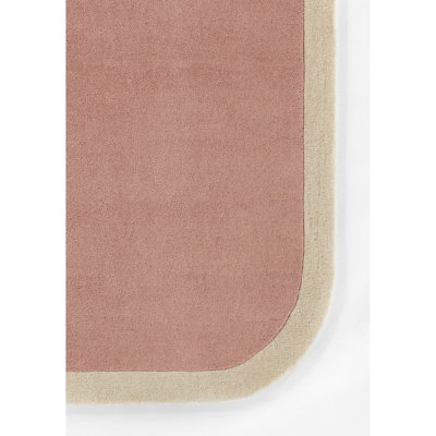 Tallulah Handmade Wool Pink Rug