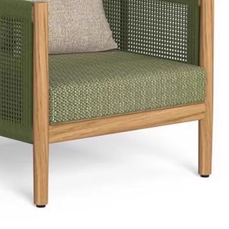 Méridienne d'extérieur Breon, Vert, Brun / vert