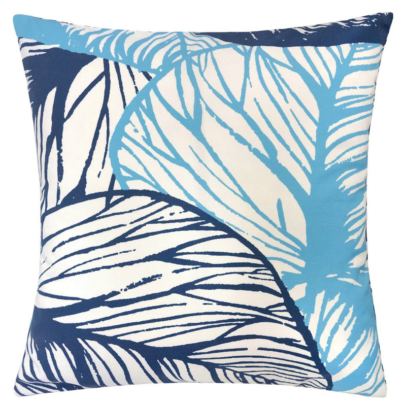 Feuille veinée - extérieur et intérieur, Indigo
