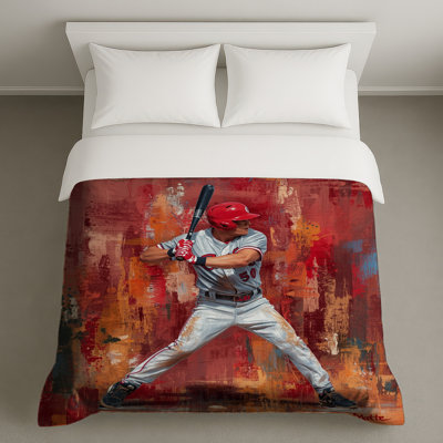 Housses de couette pour joueur de baseball