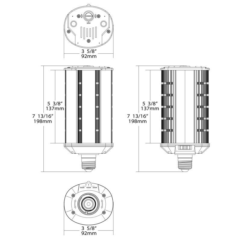 40 Watt White LED Bulb