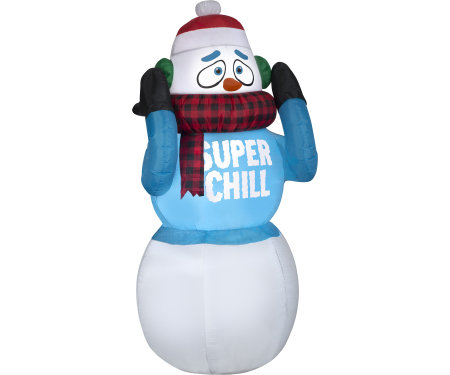 Bonhomme de neige animé de Noël Gemmy
