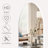 Arched Vanity/Bathroom Mirror with Aluminum Frame & Shatterproof Glass-221133180-221133153