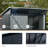 5Ft X 3Ft Outdoor Metal Storage Shed Transparent Plate-118091656
