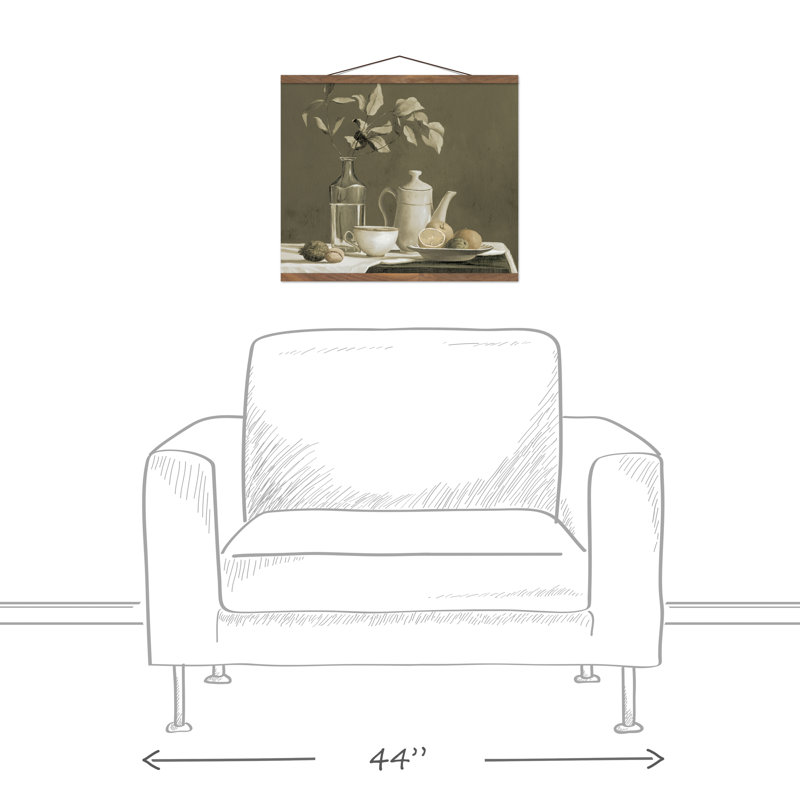 Reproduction suspendue antique sur toile